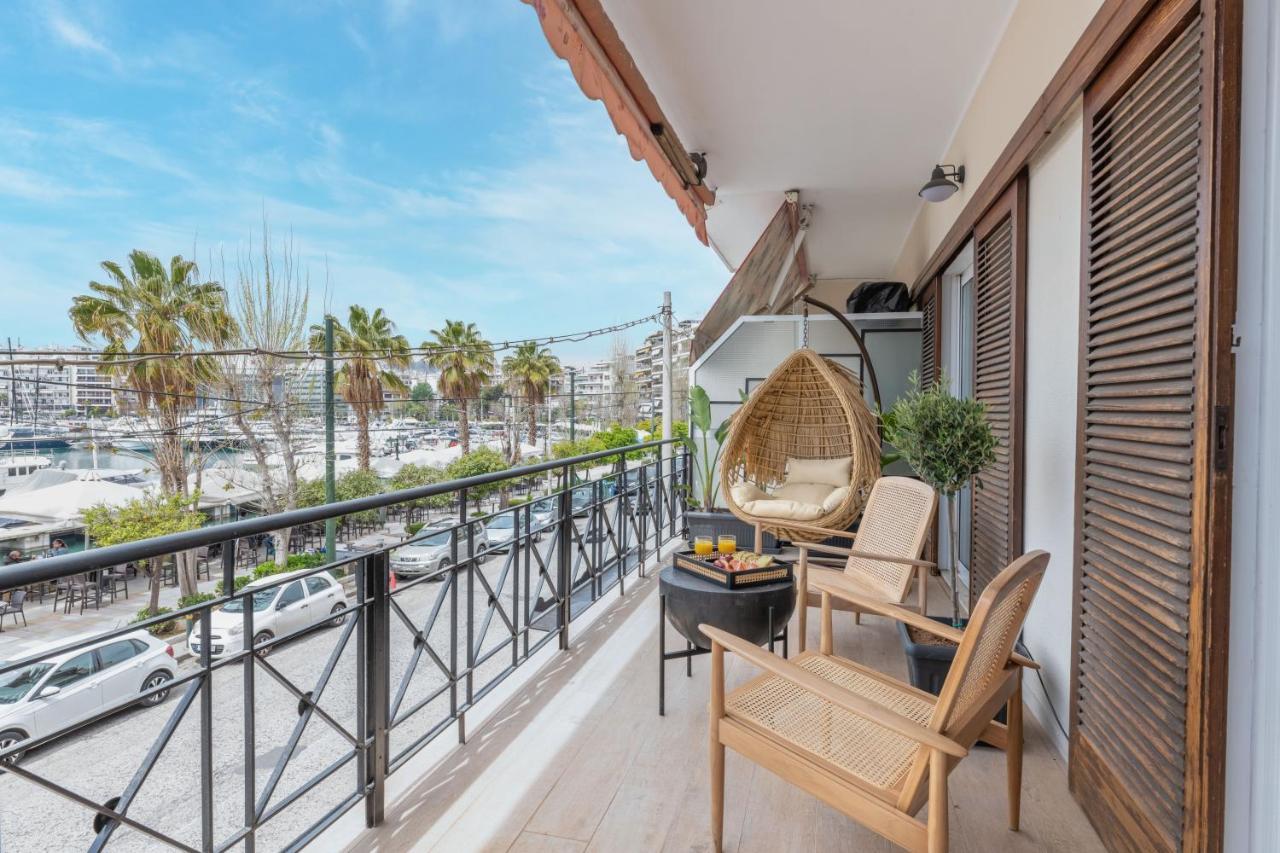Apartmán Minimal Retreat W/ Watercoloured Sunset View Pireus Exteriér fotografie
